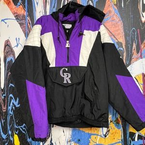 Vintage '90s Colorado Rockies Pullover MLB Starter Jacket
